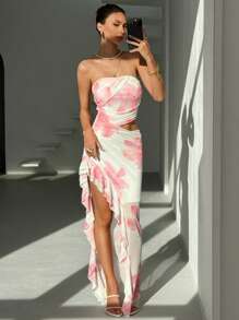 Aloruh Đầm dài nữ mùa hè, Trang phục mùa hè, Quần áo mùa hè, Trang phục đi biển cho nữ, Kỳ nghỉ biển, Trang phục đi nghỉ mát, Phong cách Boho nhiệt đới, Quần áo nữ, Áo ống trắng xếp ly hoa, Đầm dài xẻ tà và in họa tiết, Màu hồng lãng mạn, Kỳ nghỉ, Hẹn hò trên bãi biển, Đầm dự tiệc trà, Đầm mùa hè cho nữ, Đầm hè, Đầm mùa hè cho nữ. Trang phục mùa hè, Quần áo mùa hè, Trang phục mùa hè cho nữ, Trang phục đi nghỉ mát mùa hè. - Nhiều màu - Xem 7