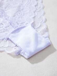 3 件套浪漫蕾丝女士内裤 - 彩色 - 查看 5
