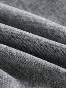 Chiquease Women's Letter Print Drawstring Waist Casual Jogger Pants Graduation,Back To School Outfits,Graduation,Teacher Outfits For Women,Back To School - Grey - View 6