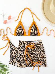 Slaydiva 2025 3pcs/Set Women Beach Summer Swimwear Outfits - Yellow - View 1