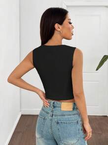 SHEIN EZwear Veste légère en tissu beige tressé pour femme, nouvelle collection printemps