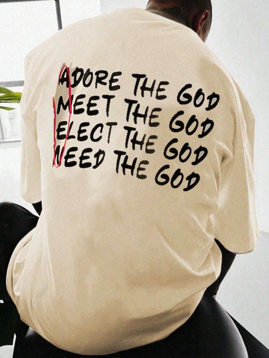 SHEIN Teen Boys Letter Print Short Sleeve T-Shirt And Shorts Set, Casual, Comfortable, Simple, Versatile, Cute, Soft, Suitable For Daily Wear, School, Outdoor, Sports, Holidays