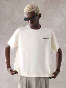 SUMWON Caliente Hot Pepper Graphic Print Boxy T-Shirt, Streetwear Summer Festival Design, Casual Oversized Fit Cotton Tee, Urban Art Style