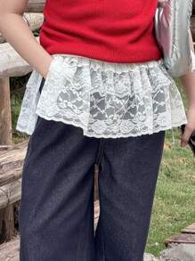 Dazy Kids Tween Girl Fall Skirt Vacation - White - View 3