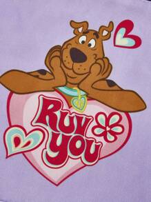 SCOOBY-DOO X SHEIN 3pcs/Set Cute Cartoon Dog Print Zipper Packing Cubes - Multicolor - View 4