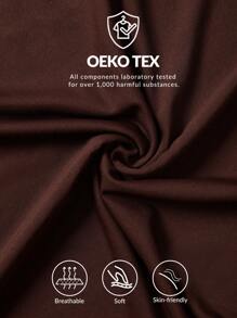 Silquee Magic Series Sexy Plus-Size Sleeveless Casual Bodysuit, Soft & Stretchy Skin-Friendly Bodysuit With Layered Design, International Safety Certified  Women S Bodysuits, Business Cacual  Woman, Vacation Outfits Women,Summer Clothes ,Cute Summer Tops, Country Concert Outfit,Holiday Outfit,Basic For Women,Minimalism T-Shirt, Summer Outfit T-Shirt, Premium Seamless Outer Seam T-Shirt, Luxury Knitwear T-Shirt, Essential Top, Brunch Outfits For Women - Coffee Brown - View 8