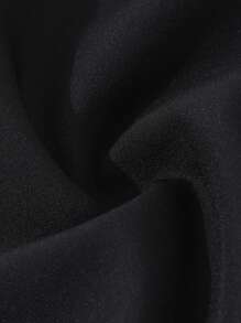 Sparklyn 女孩优雅奢华公主派对礼服，带蝴蝶结肩带，双色低腰公主礼服，假日，夏季，旅行 - 黑色 - 查看 6