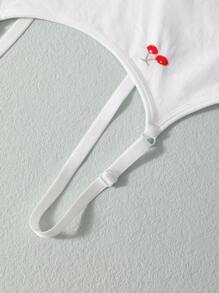 1 pieza Ropa interior sin costuras, linda y dulce para adolescentes, versátil para todas las estaciones - Blanco - Ver 6