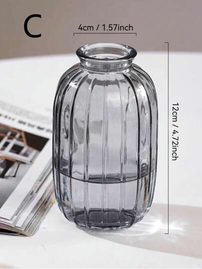 Creative Mini Hydroponic Glass Flower Vase Groen Plants Fresh Flowers Tafel ation view 7