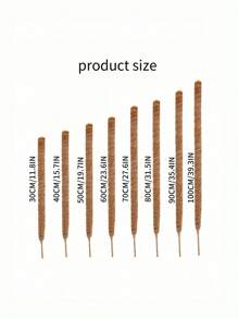 1pc/2pcs Bendable Moss Poles For Plants, Monster Plants, Support For Climbing Plants, Houseplants, For Potted Plants, Support Racks, Indoor Plant Accessories, Plant Climbing Support, Moss Pole For Monstera, Plant Trellis, Plant Support Stakes, Gardening Tools, Plant Care, Vertical Garden, Plant Growth Aid, DIY Plant Support.