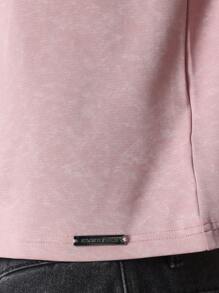 Áo ba lỗ không tay Essentials Boxy Fit Raw Edge Thể thao Thể thao Tập luyện Thường ngày Áo thun cơ bắp Mùa hè Thời trang đường phố Đô thị Đồ mặc ở nhà Lễ hội bãi biển - Hồng - Xem 5
