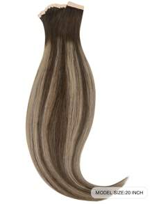 20 件直发接发带 100% 真人雷米真人发 14-24 英寸天然高品质 50 克/包适用于沙龙丝滑无缝隐形 PU 接发带 - S4/26/4 - 查看 2