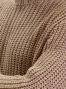 Musero Chunky Knit Fitted Sweater Spring Easter Smart - Multicolor - View 6