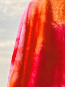 SHEIN Maglietta di moda per ragazze dell''età del preadolescenza, scollo a ciurlo, stile a strati, spalle cadenti, lavorata a maglia, adatta per l''estate