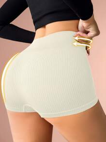 1 件女士无缝腰部束腰高腰控制内裤