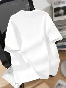 SHEIN 青少年男孩休闲短袖圆领 T 恤，适合夏季