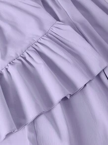 Ensemble d'été pour femme composé d'un Top col rond sans manches ample de couleur unie et d'un pantalon ample à taille élastiquée et jambes larges de couleur unie, pour un style décontracté minimaliste et quotidien