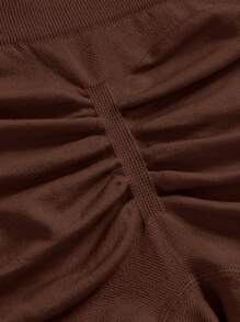 Easithlete Set de 3 shorts deportivos de mujer fruncidos de unicolor - Multicolor - Ver 3