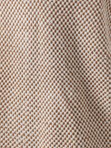 SUMWON Designer Knitted Polo Half-Sleeve Sweater Two-Tone Textured Regular Fit Classic Preppy Casual Autumn Winter Spring Golf Tennis