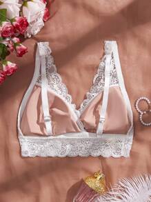 1pc Women Lace Wireless Lingerie Bra