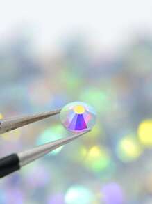 JUNAO SS3 SS4 SS5 SS6 SS8 SS10 SS12 SS16 SS20 SS30 SS34 SS40 SS50 Crystal AB Hotfix Glass Rhinestones For Clothing DIY - Multicolor - View 4