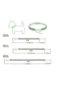 High-Grade Pet Collar, White Necklace For Cats And Dogs With Three Rows Rhinestone Bone Decoration, Suitable For All Seasons - Silver - View 4