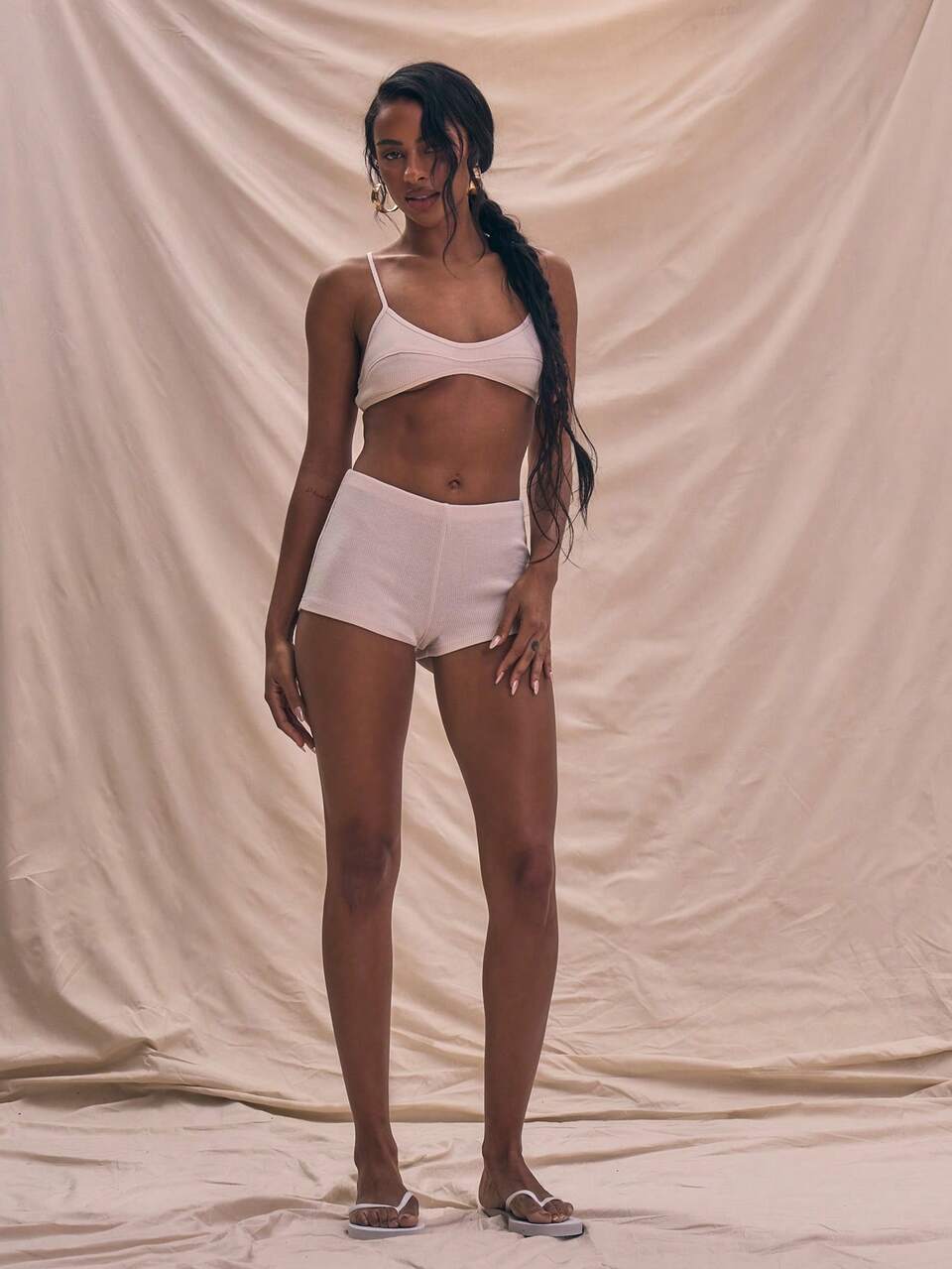 Seam Detail Strappy Bralette Top Spring Summer Holiday Club Beach Festival Pink Sexy