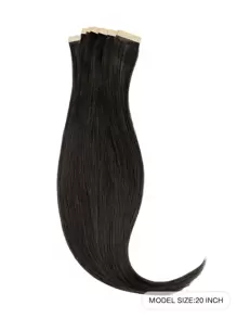 20 件直发接发带 100% 真人雷米真人发 14-24 英寸天然高品质 50 克/包适用于沙龙丝滑无缝隐形 PU 接发带 - S2 - 查看 2