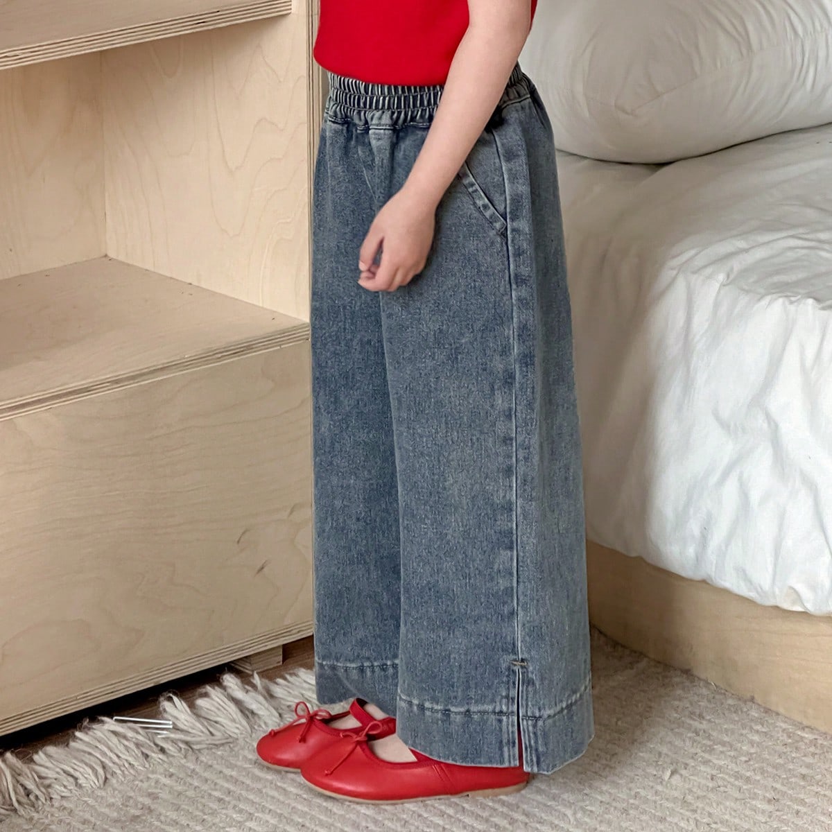 Jeans de mezclilla para niñas