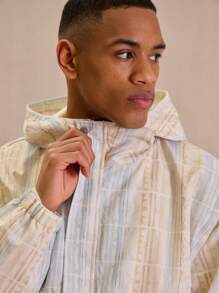 Musero Chaqueta con capucha de corte relajado con estampado abstracto - Multicolor - Ver 4