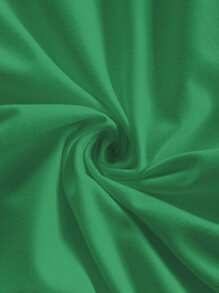 Soleia Green Asymmetric Hem Shoulder Casual Blouse For Women, Suitable For Summer,Rave Top - Green - View 7