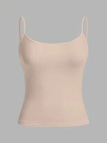 SHEIN EZwear 3pcs Women Camisole Crop Top, Sexy & Tight Fit, Suitable For Summer Back To School