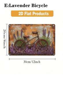 SHEIN 1 pezzo Insegna metallica vintage in alluminio, insegna in metallo vintage con il motivo del camion e dei fiori, decorazione da parete, decorazione da parete vintage per garage, caffè, bar, club, soggiorno, ottimo regalo