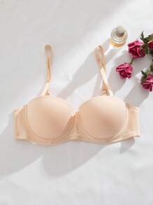 5 件/套女士无钢圈加垫胸罩，无缝胸罩什锦套装