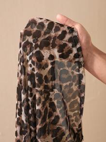 Zivah 女士豹纹无袖网眼长裙 - 彩色 - 查看 7