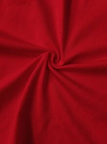 Slaydiva Blusa sin mangas de corte ajustado de cuello redondo para tallas grandes