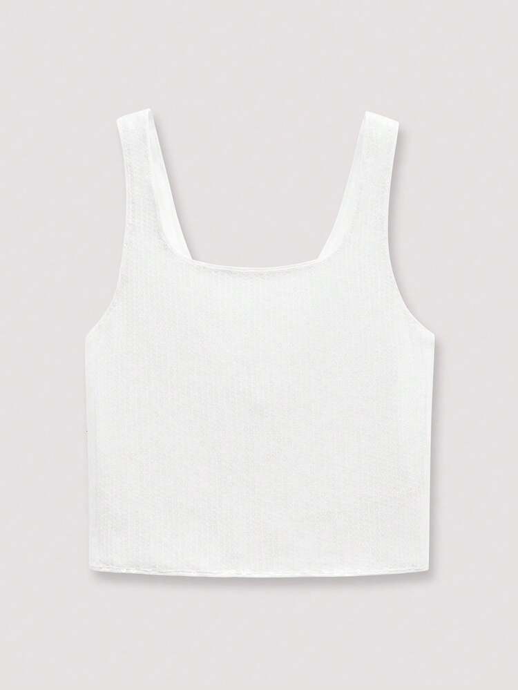 SHEIN Maija 2025 Summer New Arrival White Fitted Waist Vacation Dress, Suitable For Beach, Music Festival, Office, Urban Vogue, Featuring Neck Sequin Rhinestone Bowknot Decor, Romantic Vacation, Casual, Commute, Business, Chic Magazine Editor Same Style