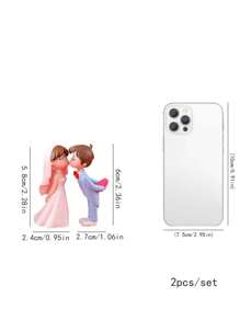 SHEIN 1 set de figura decorativa diseño artesanal, mejor regalo - Multicolor - Ver 2