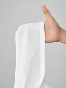 Slaydiva 2025 女式夏季休闲连体裤，百搭连体裤适合日常穿着、度假、邮轮旅行、海滩、日光浴，单肩扭腰，纹理面料，系腰，修身，白色 - 白色 - 查看 8