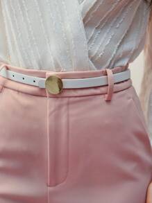 MOTF PREMIUM PRESS CREASE SLANT POCKET SUIT PANTS - Pink - View 2