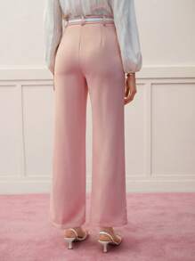 MOTF PREMIUM PRESS CREASE SLANT POCKET SUIT PANTS - Pink - View 4