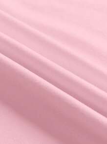 Soleia 粉色夏日假期女士不对称领口不对称下摆衬衫，适合夏季 - 粉色 - 查看 8