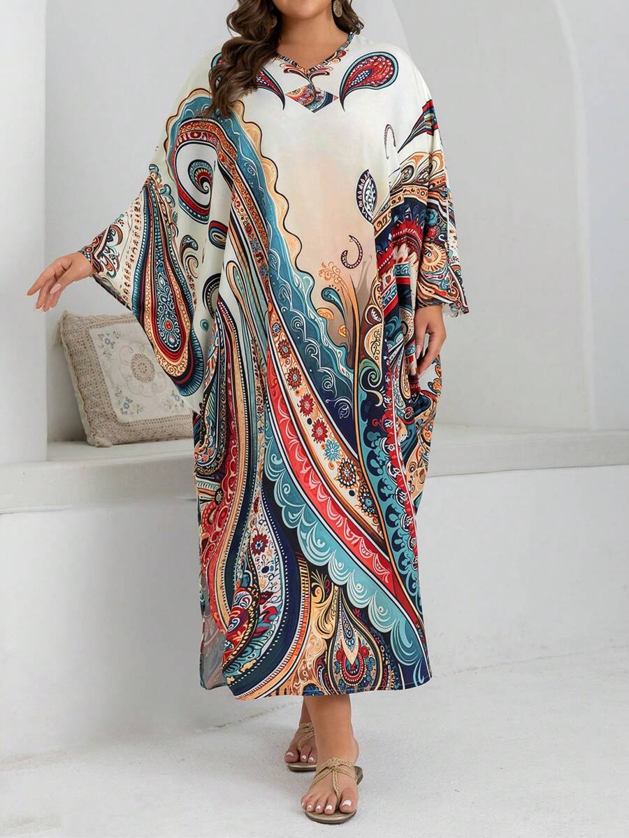 Al Najma Plus Size Women Arabic Abaya Dress, Simple & Fashionable, Suitable For Summer - Yellow - View 1