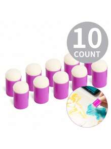 Finger Sponge Daubers Drawing Project Finger Painting Sponge Set For Card Making, Painting, Stamping, Ink - Multicolor - View 10