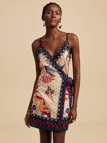 Travachic 热带印花无袖连衣裙，简约时尚，适合夏季，适合夏季，女式夏季服装，夏季，夏季服装，女式，女式音乐会服装，波西米亚风，热带度假，浪漫女士夏季连衣裙，波西米亚风女士连衣裙，女士度假连衣裙，新品女式连衣裙 - 彩色 - 查看 7