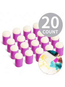 Finger Sponge Daubers Drawing Project Finger Painting Sponge Set For Card Making, Painting, Stamping, Ink - Multicolor - View 9