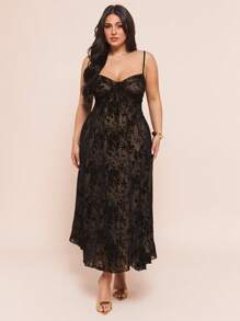 SHEIN BAE Vestidos de boda de talla grande para mujeres, vestidos de dama de honor, vestidos de fiesta, vestidos de fiesta y cita, vestidos de fiesta, vestidos cortos con diseño de copa de sujetador jacquard dulce y volante para mujer de talla grande, adecuados para fiestas y citas, negros, ropa occidental de invierno para mujer, conjuntos de verano, conjuntos de playa para mujer, conjuntos de brunch para mujer, conjuntos de estilo fairycore elegantes para mujer, vestidos de verano/ vestidos de mujer/ vestidos elegantes para mujer/ vestidos de cumpleaños para mujer/ vestidos fluidos