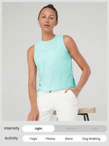 GLOWMODE 比马棉反光开衩背心 健身 夏季