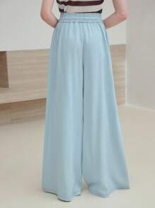 MOTF STUDIO DRAWSTRING WAIST WIDE LEG JEANS