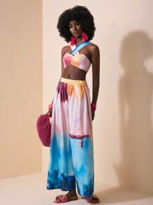 Slaydiva Casual Vacation Printed Set For Women, New Arrival Summer - Multicolor - View 6